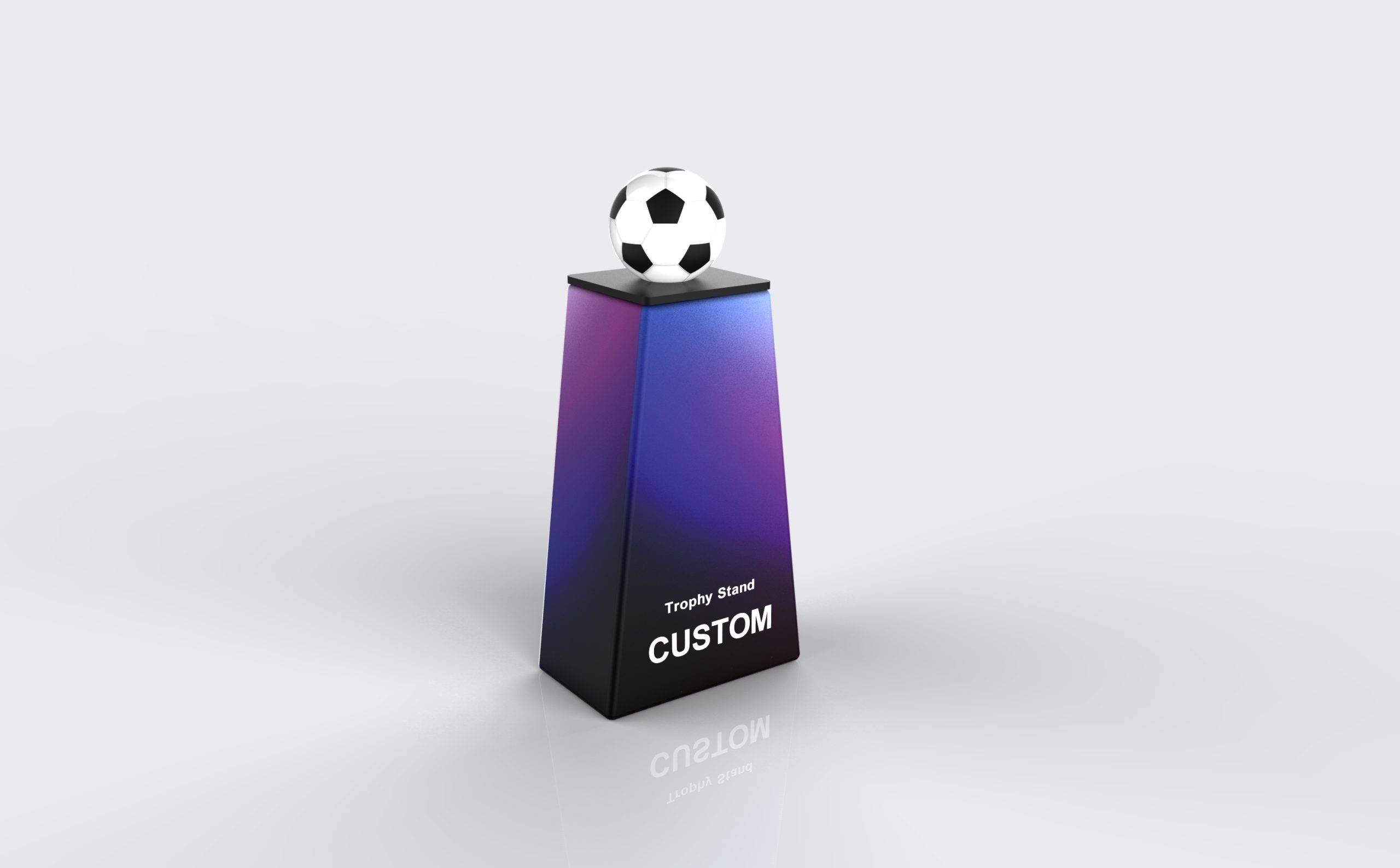 Freestanding Custom Display Stand alternate view 1 for form and artwork review