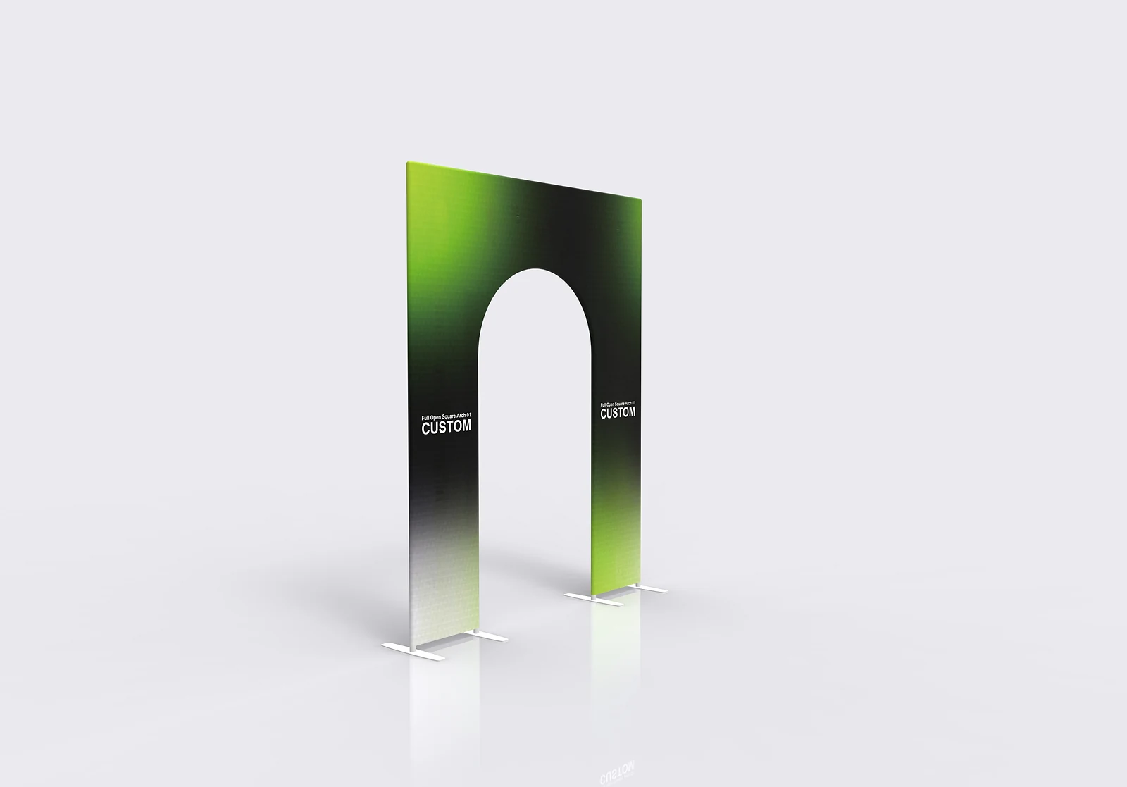 Full Open Square Arch 01 frame or inspection view