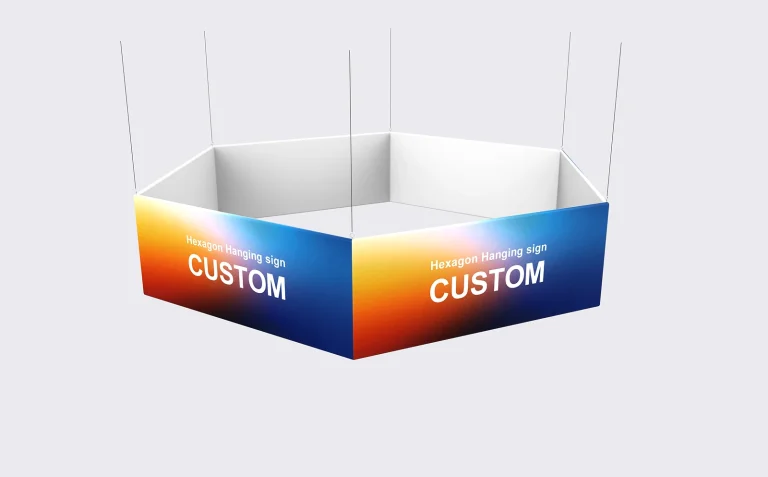 Hexagon Hanging Sign