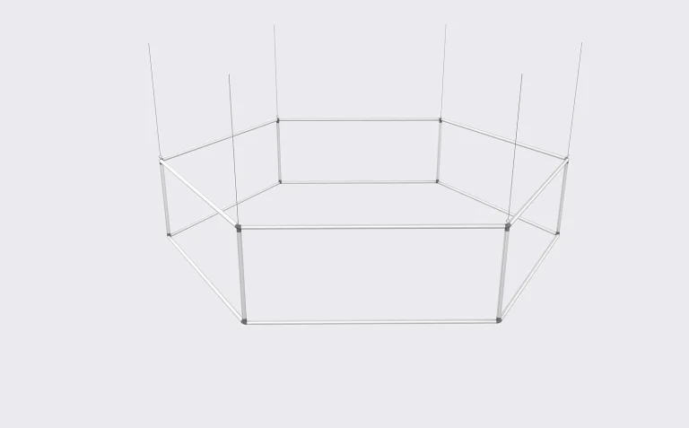 Hexagon Hanging Sign