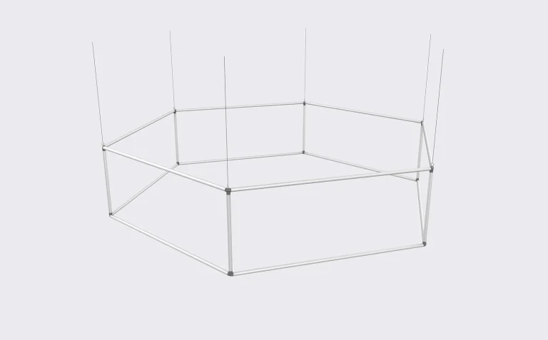 Hexagon Hanging Sign
