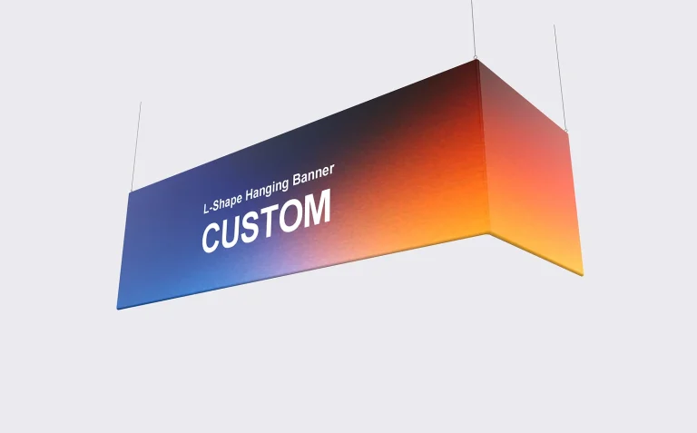 L-Shape Hanging Banner