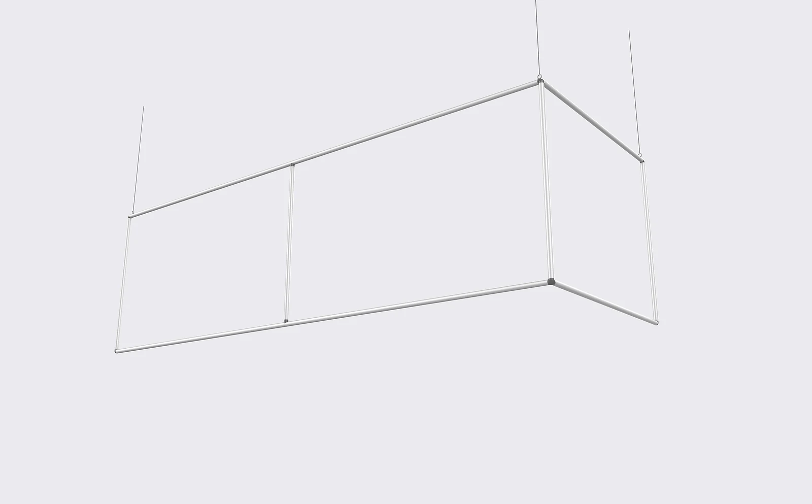 L-Shape Hanging Banner frame or inspection view