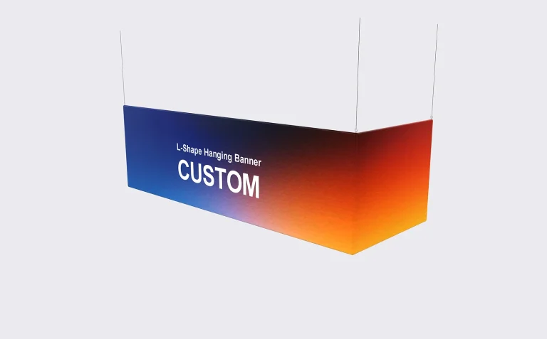 L-Shape Hanging Banner