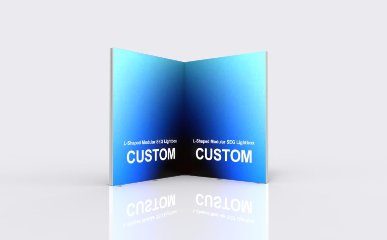 L-Shaped Modular SEG Lightbox