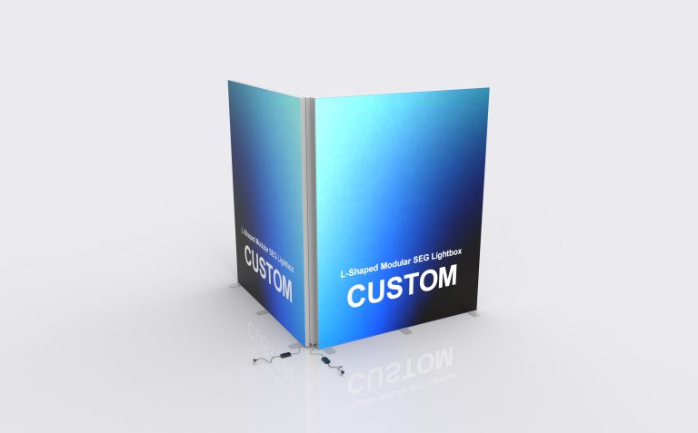 L-Shaped Modular SEG Lightbox