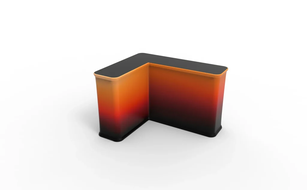L-shaped Reception Counter