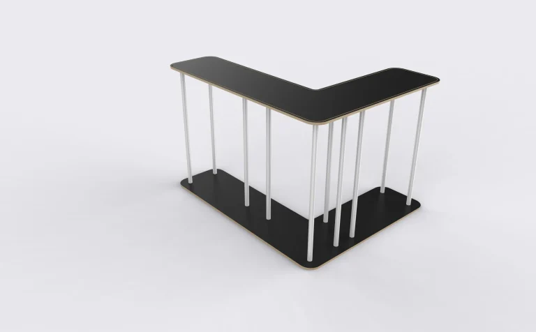L-shaped Reception Counter