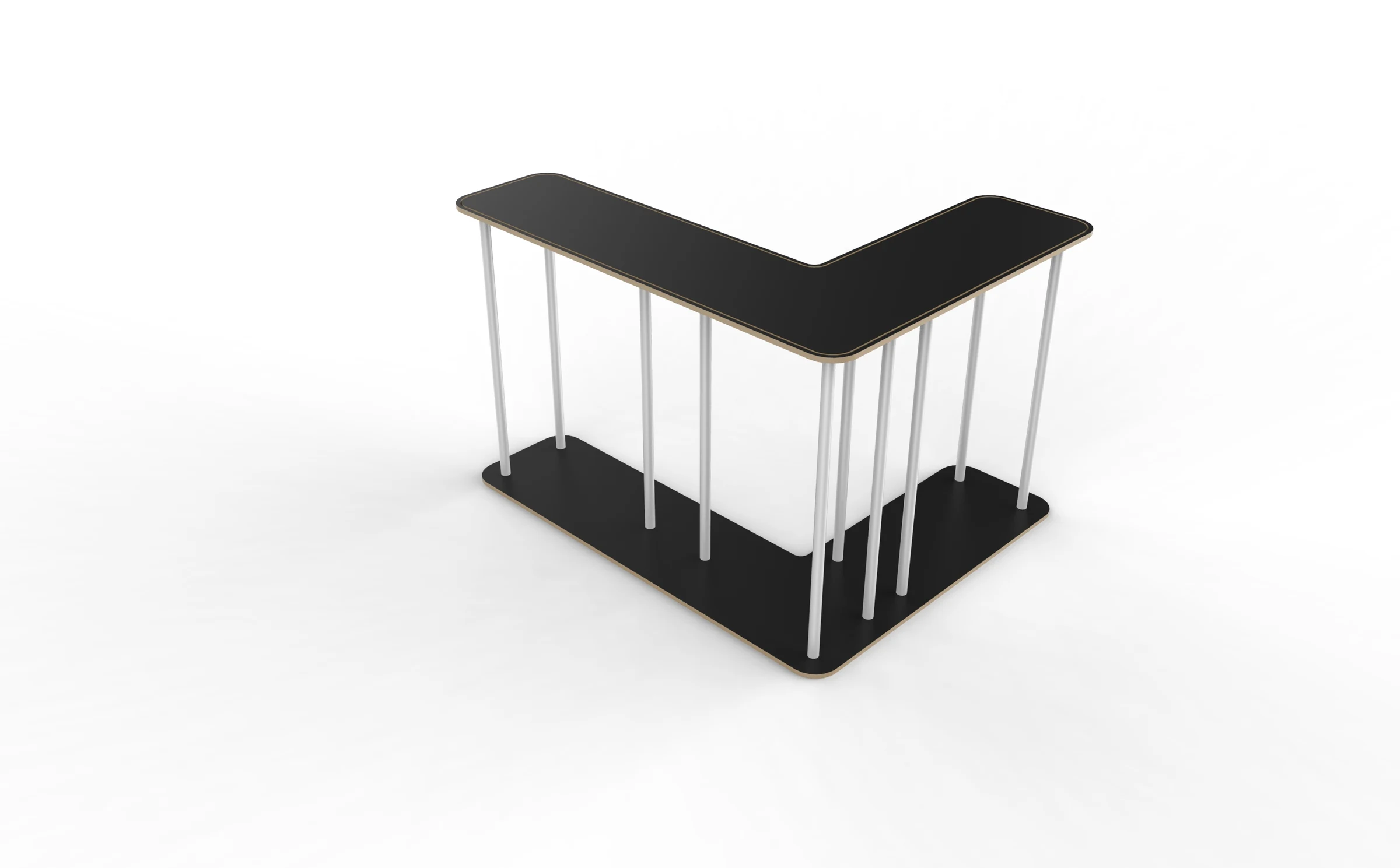 L-shaped Reception Counter additional product view