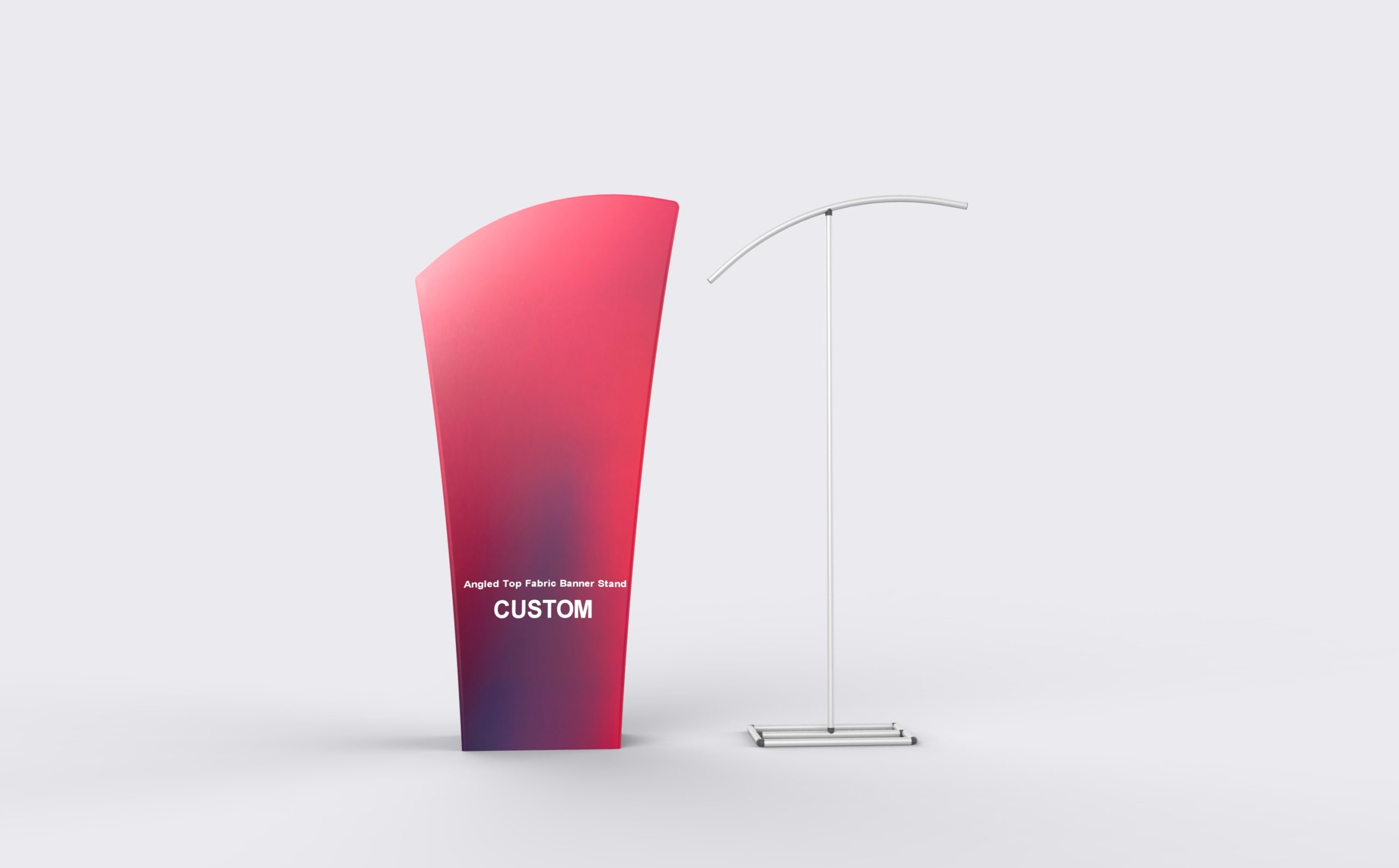 Angled Top Fabric Banner Stand product view