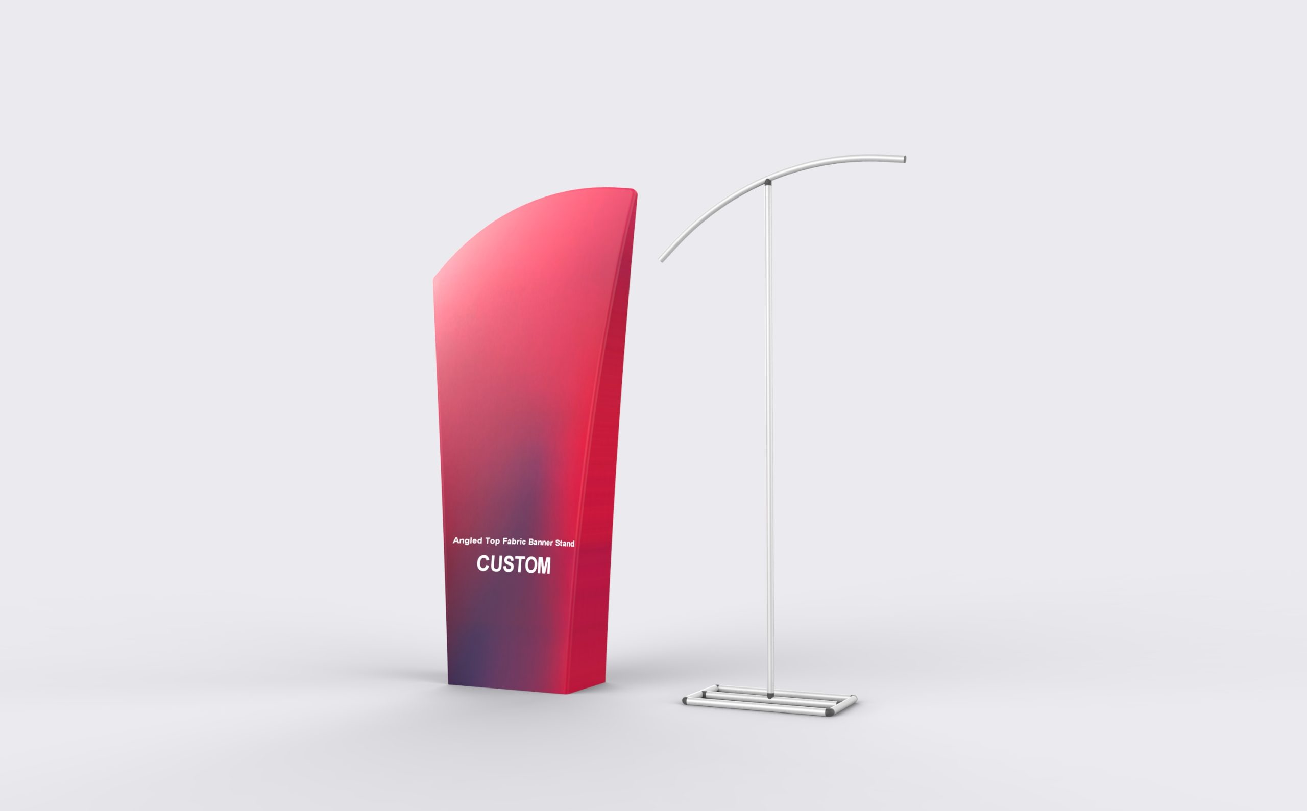 Angled Top Fabric Banner Stand product view