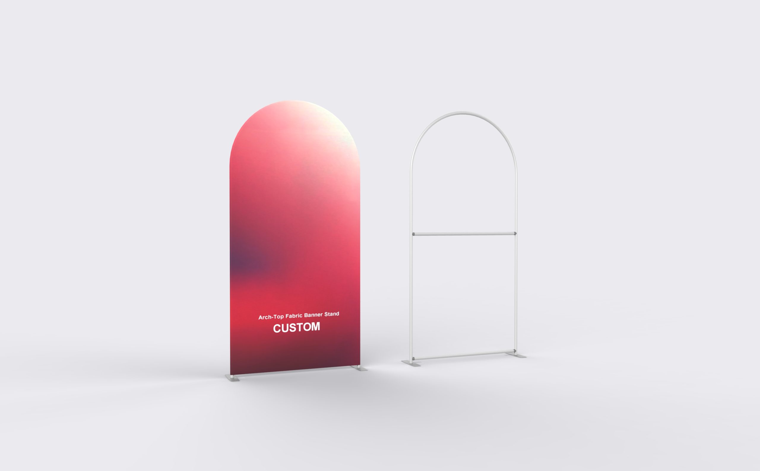 Arched Tension Fabric Banner Stand product view