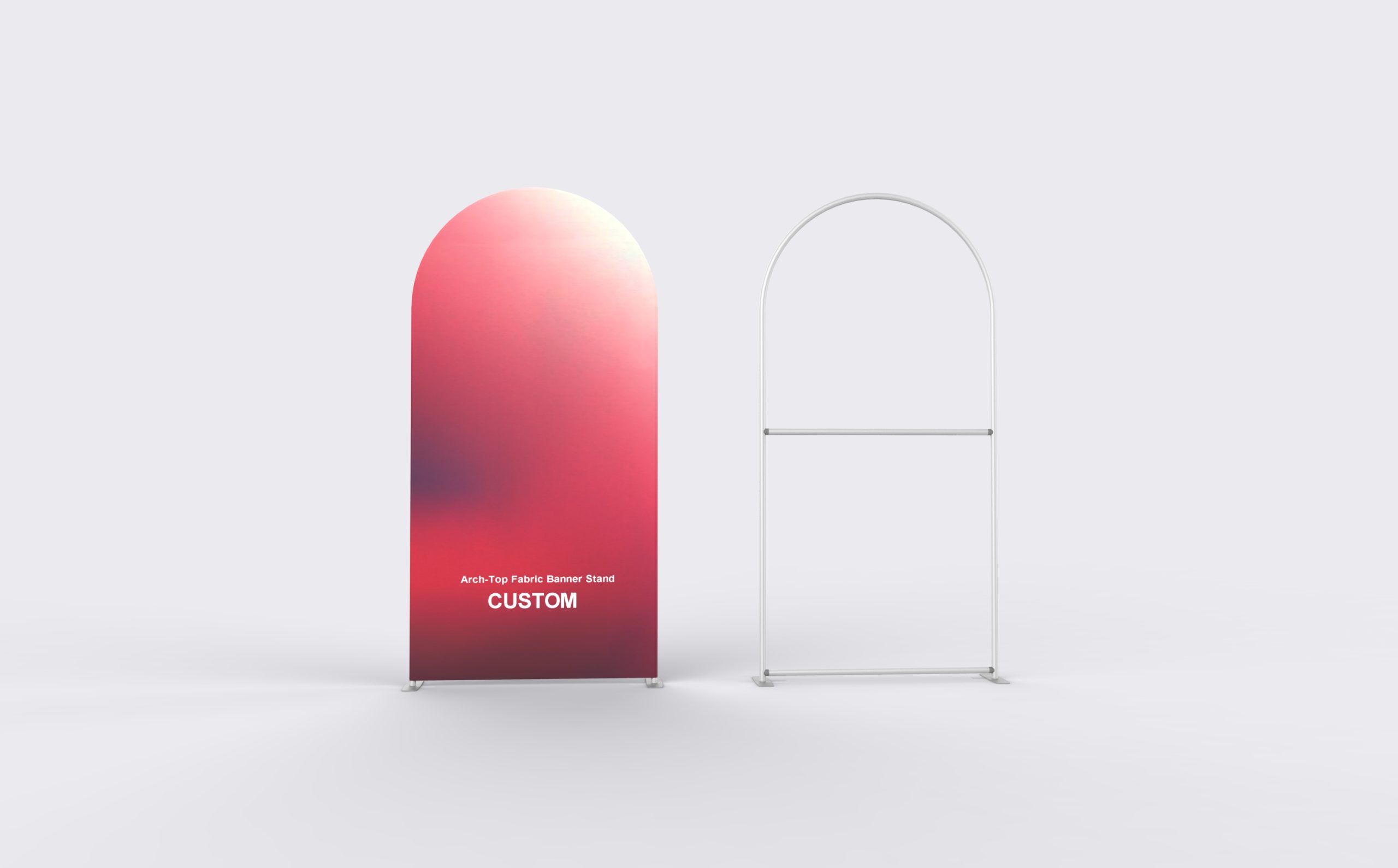 Arched Tension Fabric Banner Stand product view