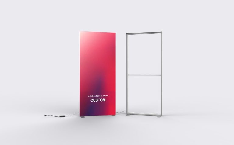 Double-Layer Tension Fabric Banner Stand