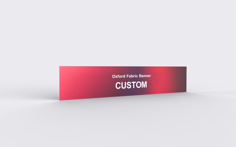 Oxford Fabric Banner without Pole Sleeve