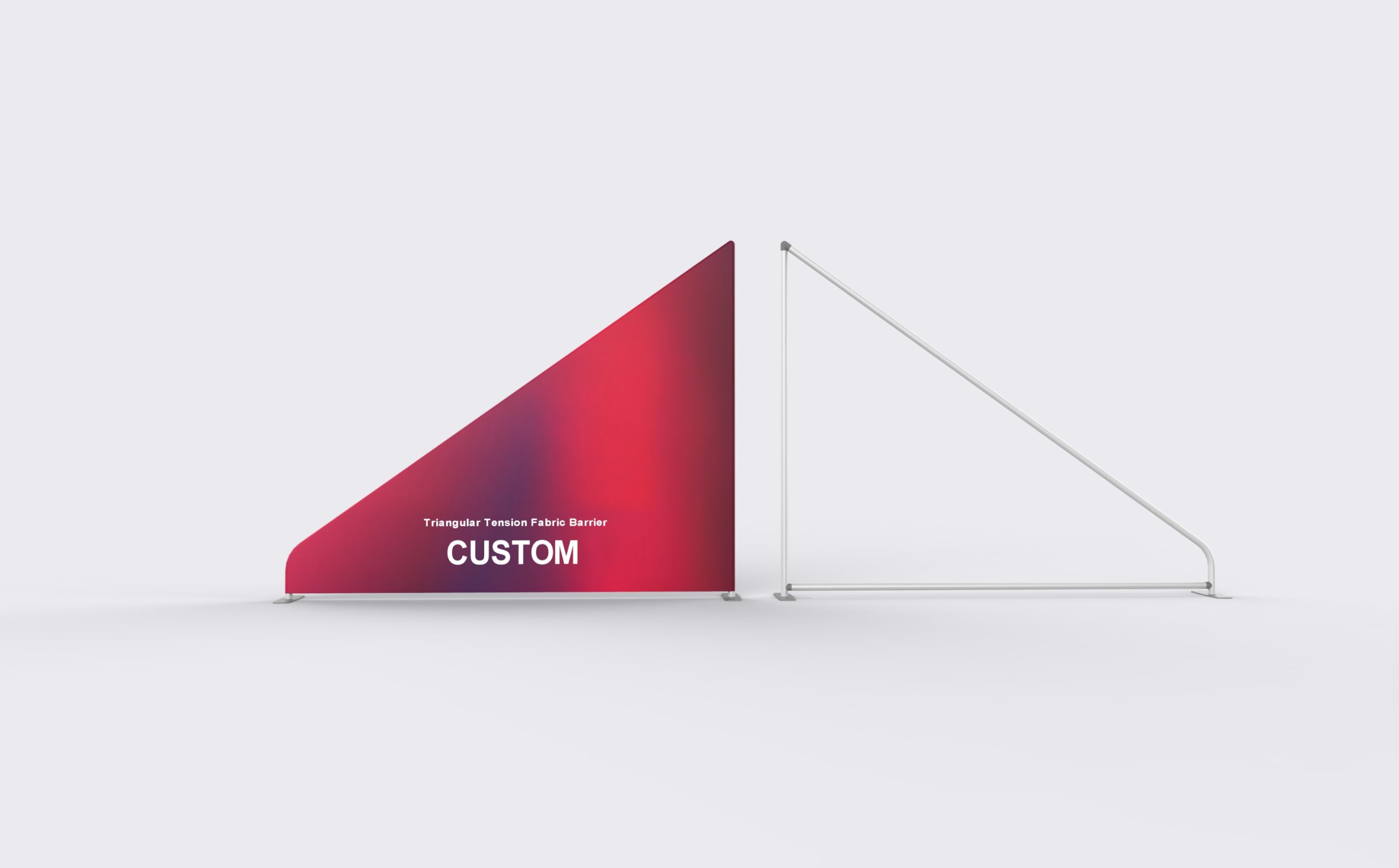 Triangular Fabric Barrier product view