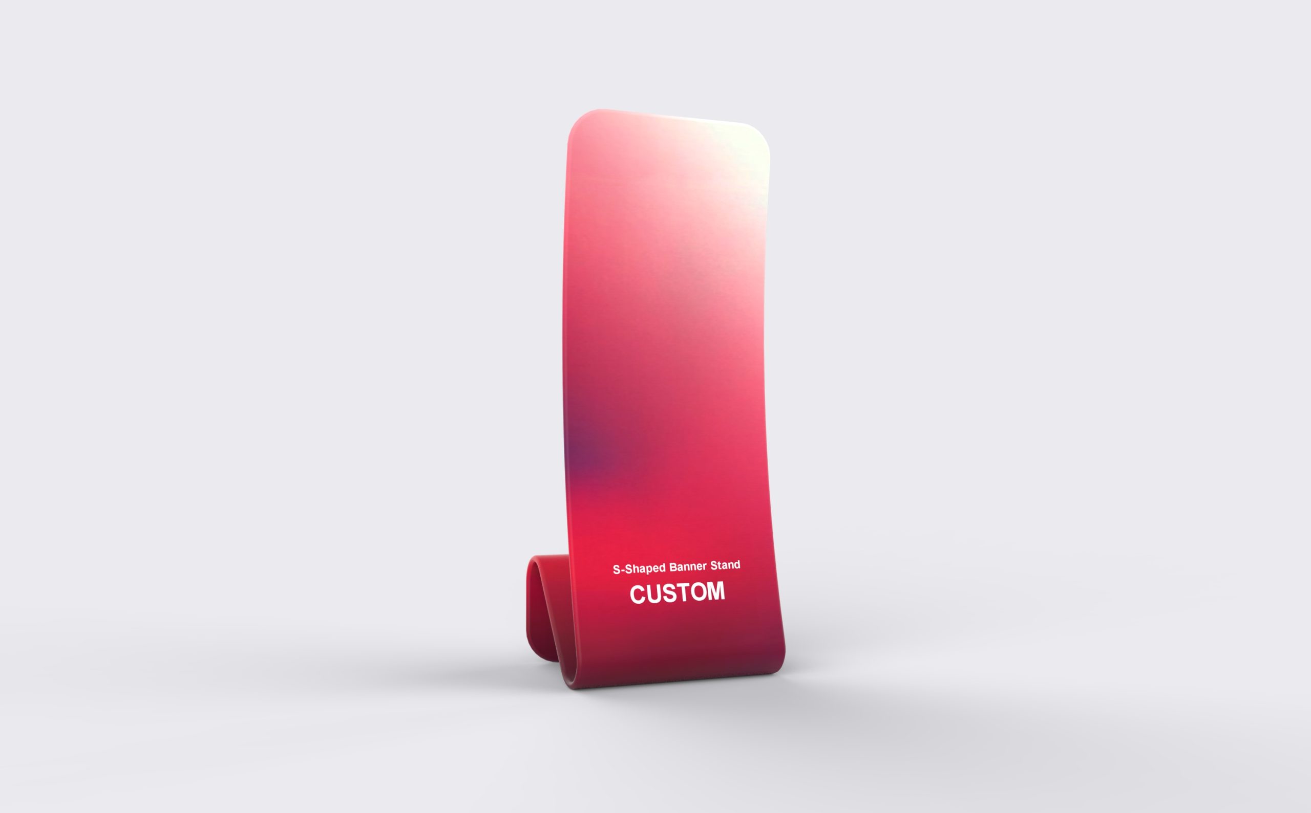 Vertical S-Shaped Banner Stand product view