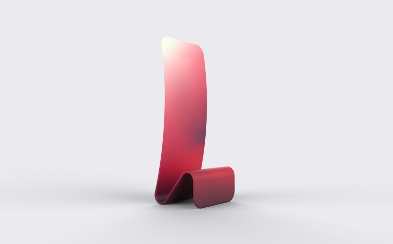 Vertical S-Shaped Banner Stand