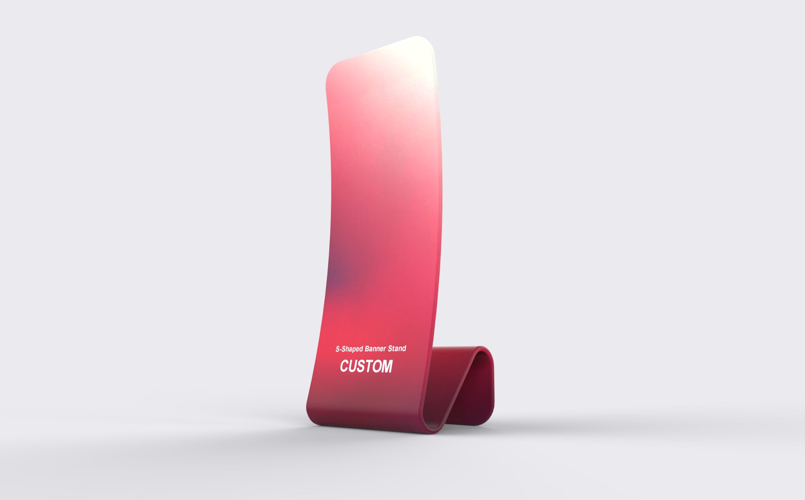 Vertical S-Shaped Banner Stand product view