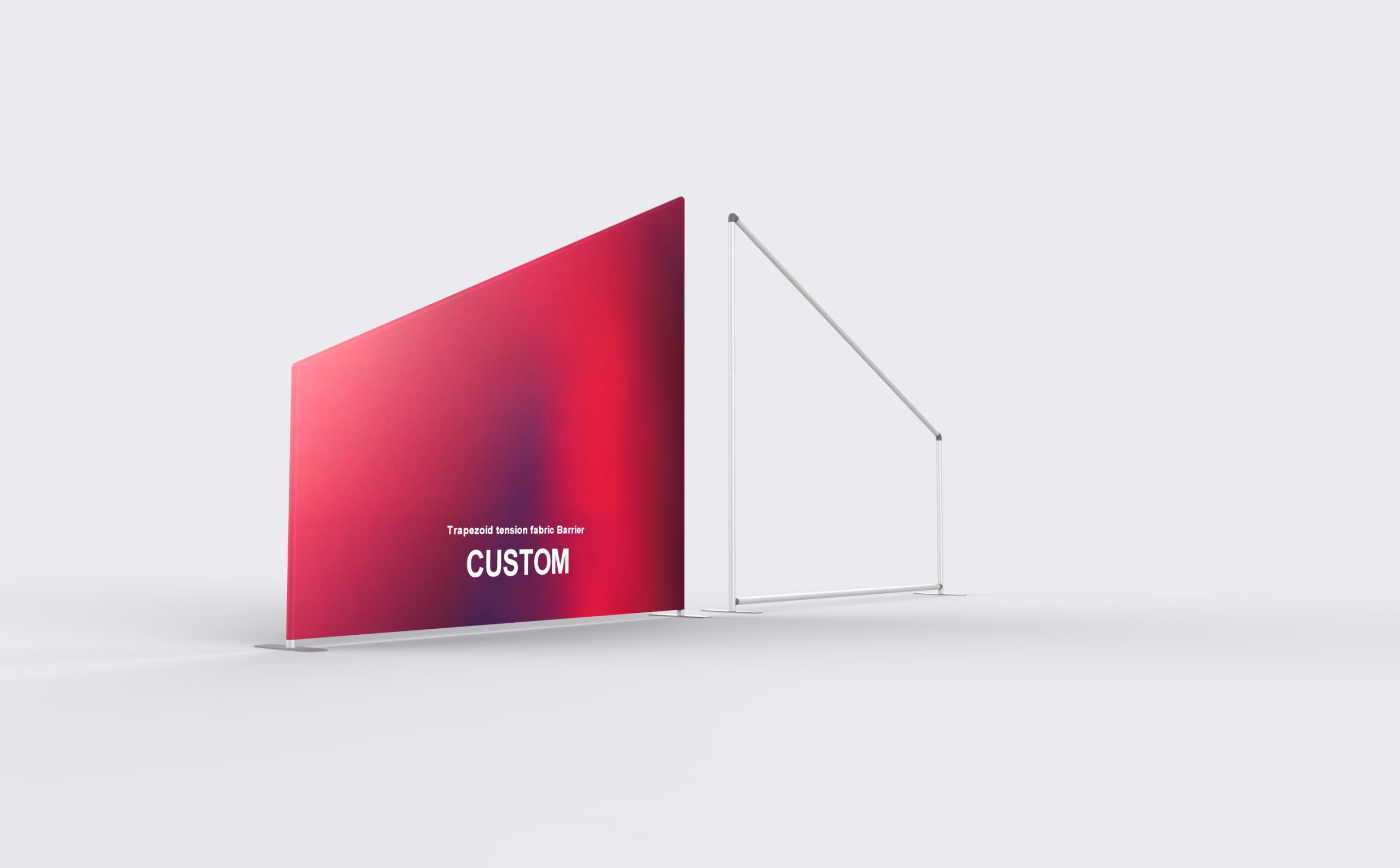 Trapezoid Fabric Barrier product view