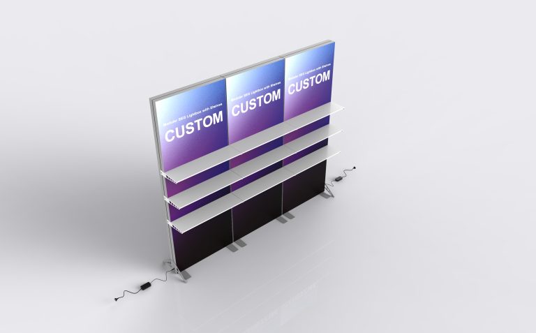 Modular SEG Lightbox with Shelves