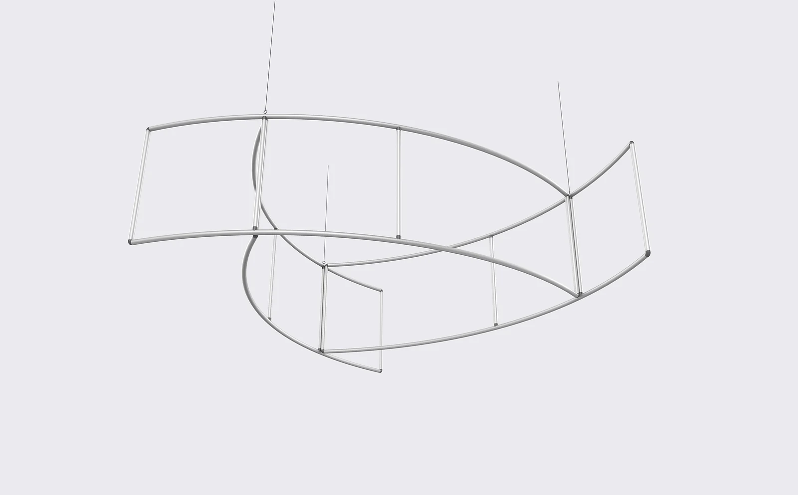 Pinwheel Triangle Hanging Banner product view showing the pinwheel geometry