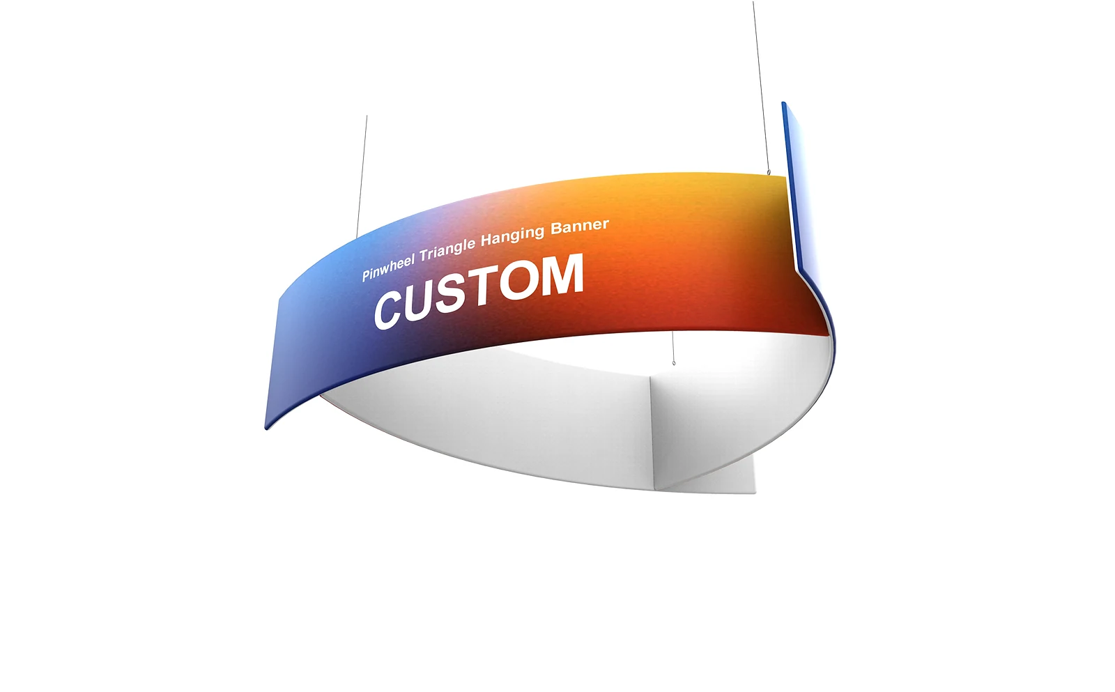Pinwheel Triangle Hanging Banner alternate view 1 for form and artwork review