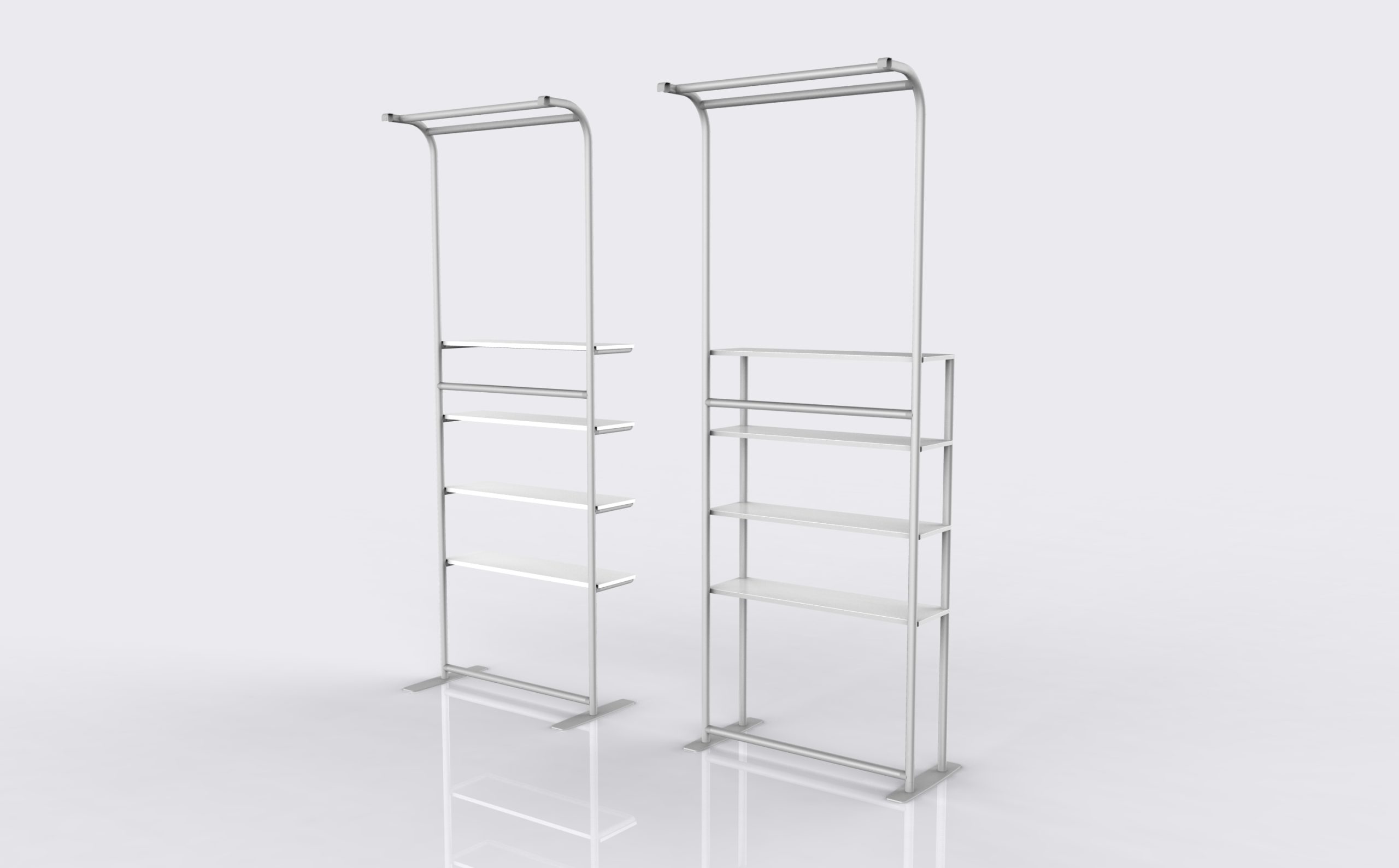 Portable Fabric Display Shelves 02 alternate view 3 for form and artwork review