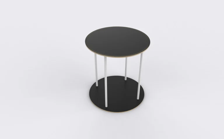 Round Fabric Reception Counter