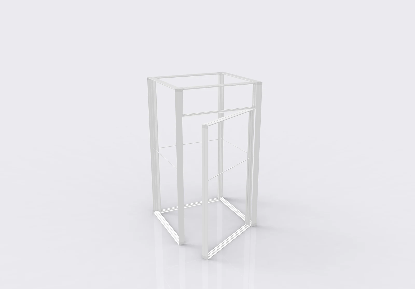 SEG Lightbox Pillar with Door alternate view 2 for form and artwork review