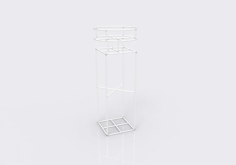 Square Tension Fabric Pillar