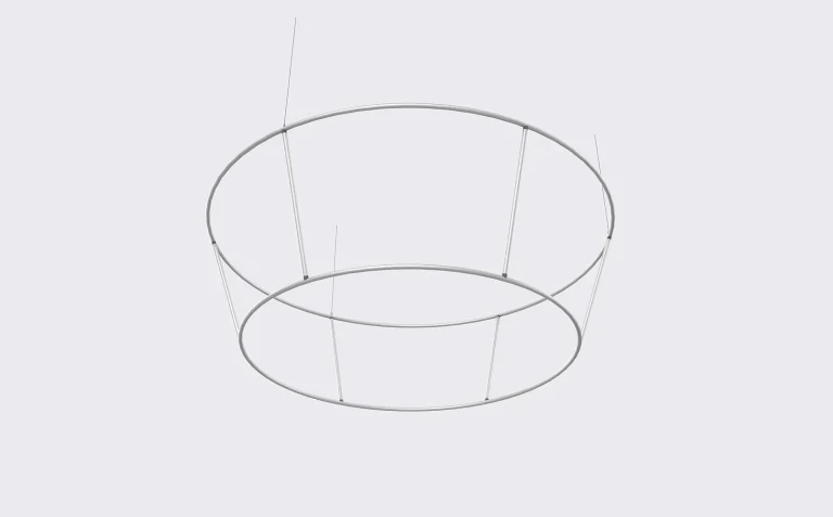 Tapered Round Hanging Display