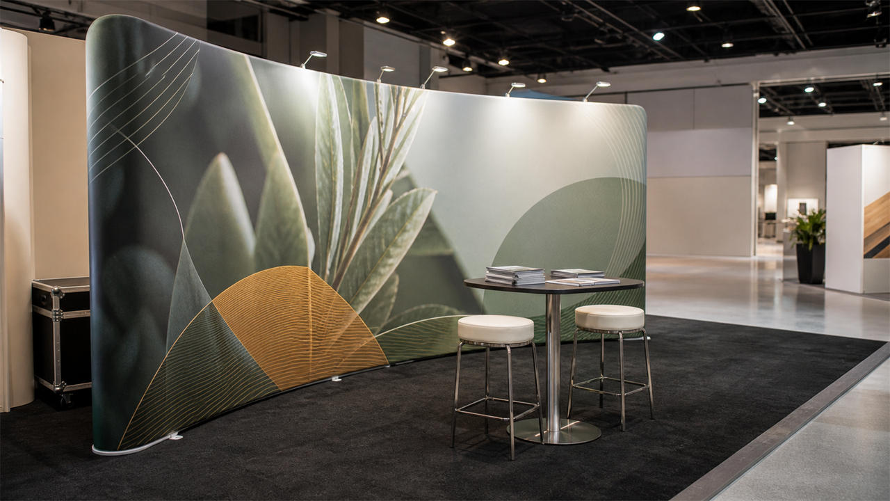 Tension fabric exhibition display system