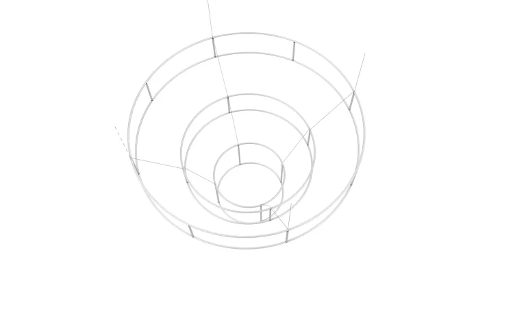 Tiered Circle Hanging Signs 02