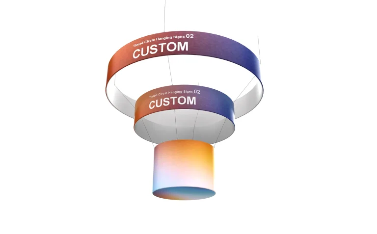 Tiered Circle Hanging Signs 02