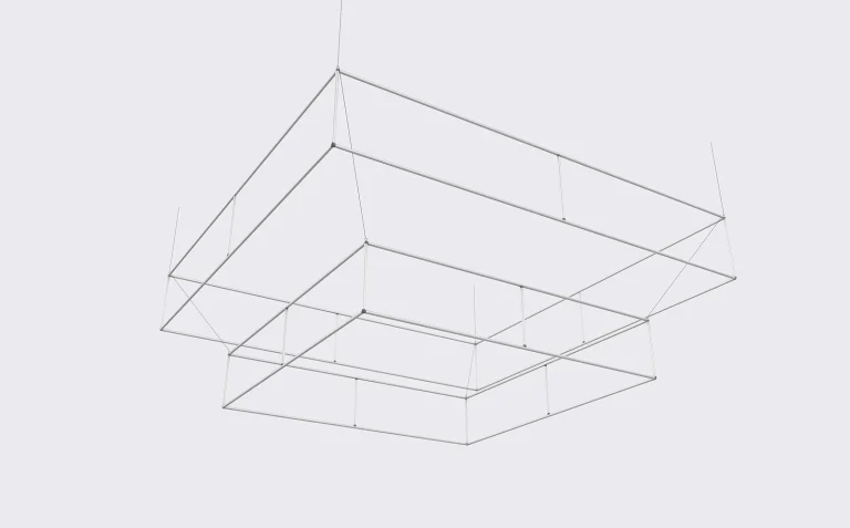 Tiered Square Hanging Signs 01