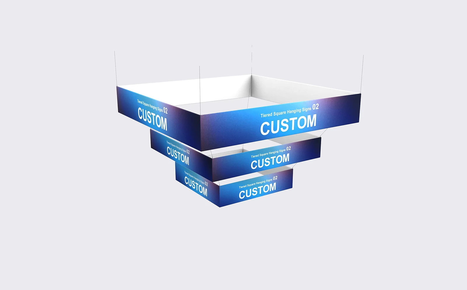 Tiered Square Hanging Signs 02 alternate view 3 for form and artwork review