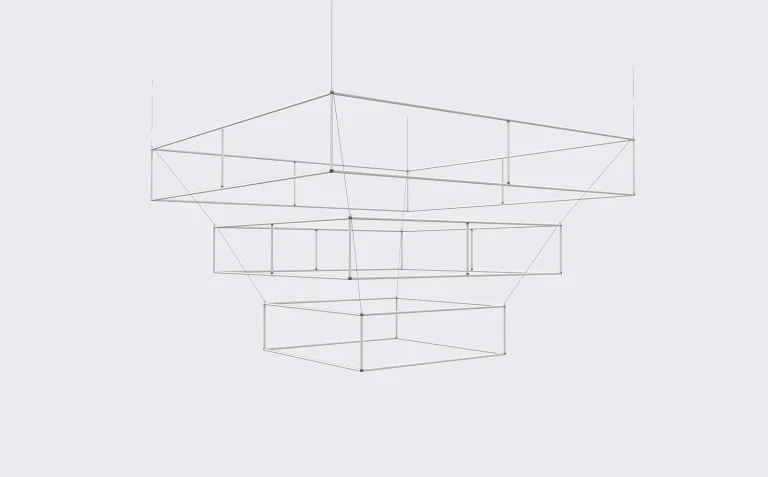 Tiered Square Hanging Signs 02