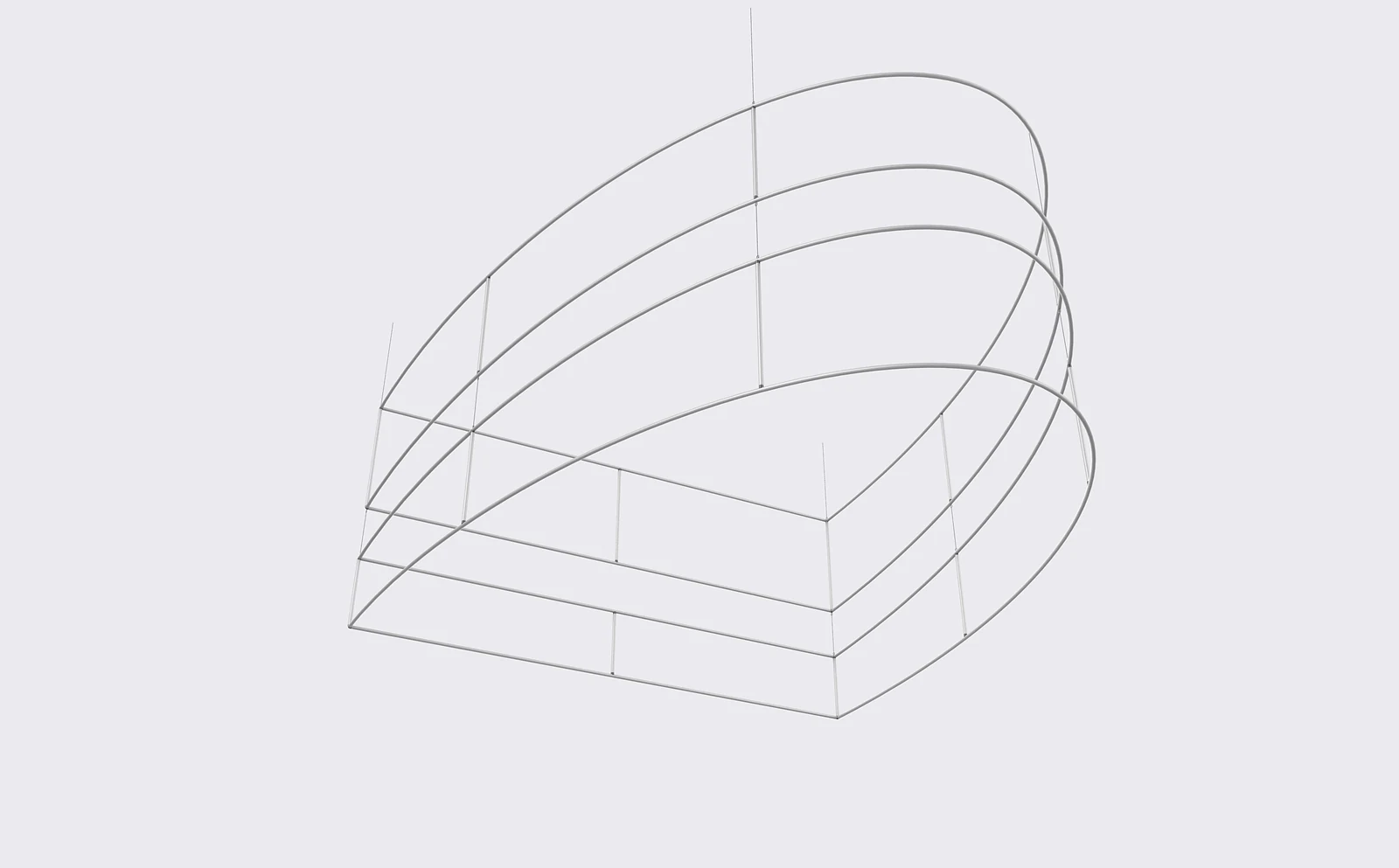 Tiered Triangle Hanging Signs product view showing the tiered geometry