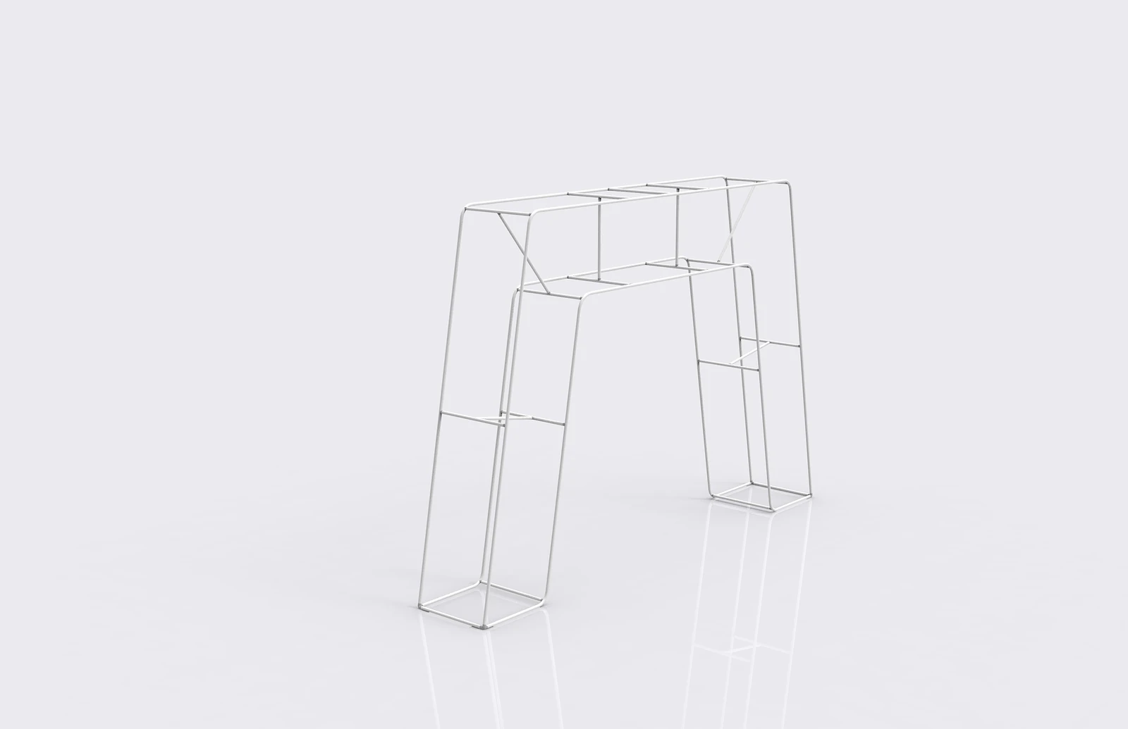 Trapezoid-Shape Fabric Arch 01 alternate view 2 for form and artwork review