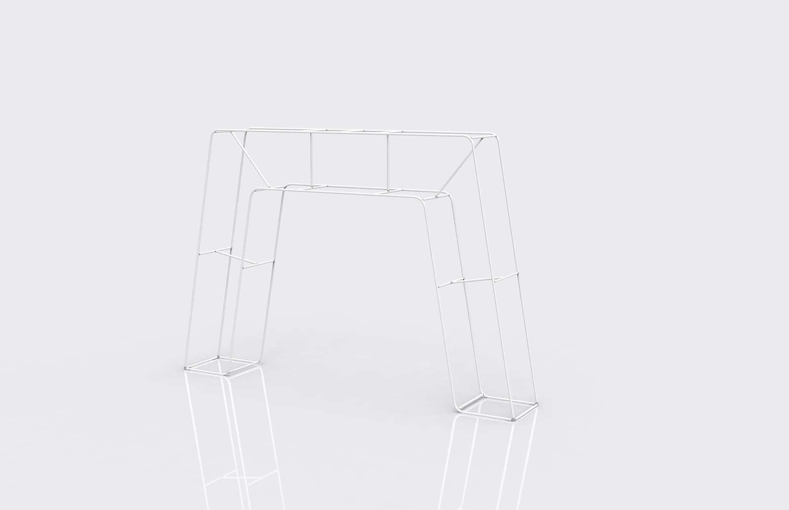 Trapezoid-Shape Fabric Arch 01 alternate view 3 for form and artwork review