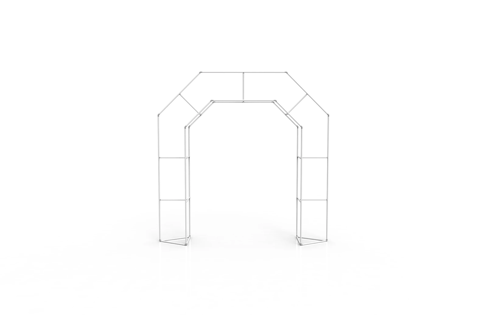 Trapezoid-Shape Fabric Arch 02 product view showing the trapezoidal form