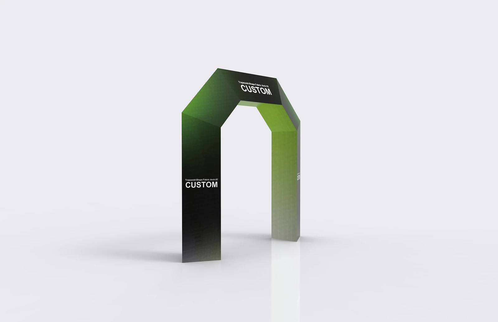 Trapezoid-Shape Fabric Arch 02 alternate view 1 for form and artwork review