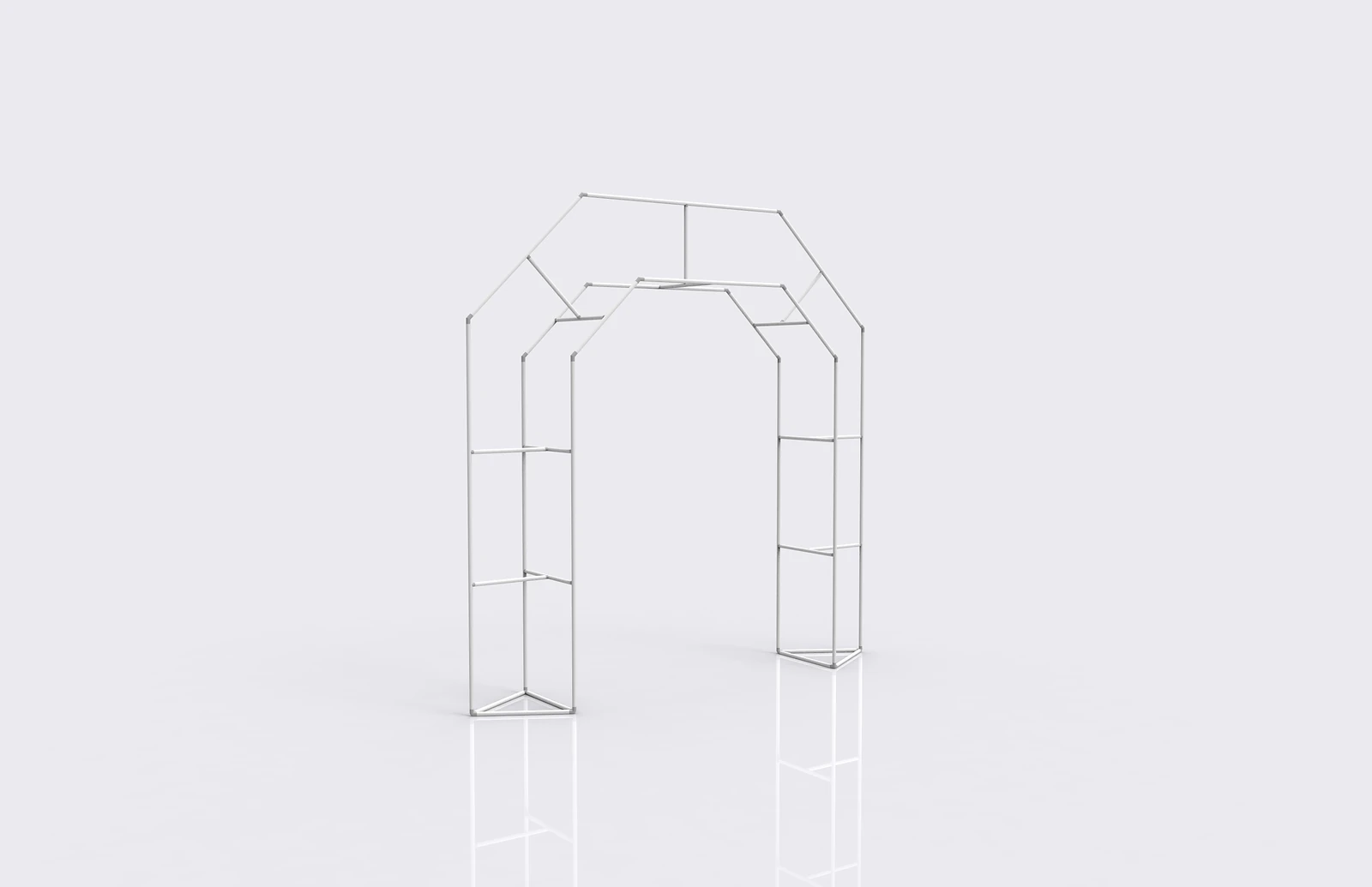 Trapezoid-Shape Fabric Arch 02 alternate view 2 for form and artwork review