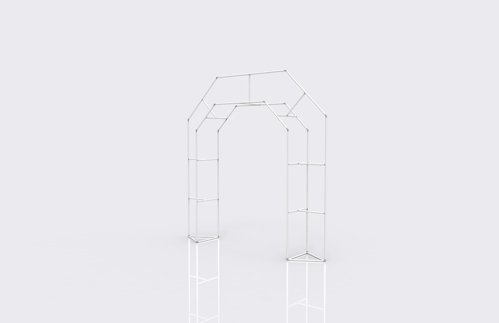 Trapezoid-Shape Fabric Arch 02 alternate view 3 for form and artwork review