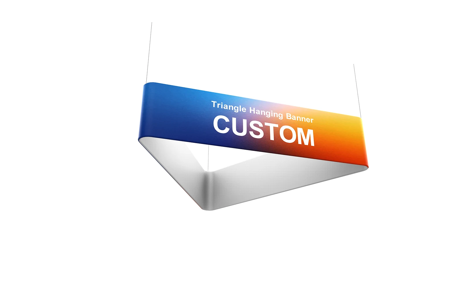 Triangle Hanging Banner alternate view 2 for form and artwork review