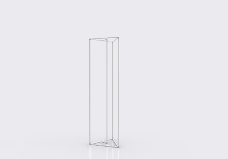 Triangle Tension Fabric Pillar
