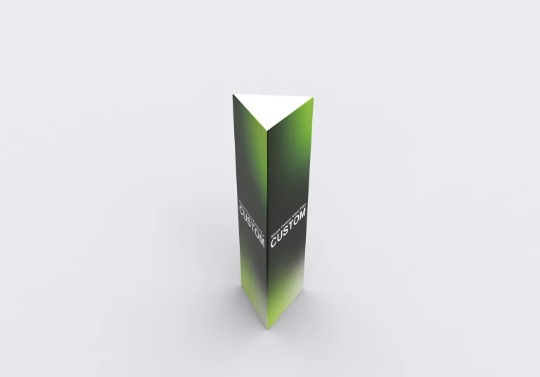 Triangle Tension Fabric Pillar