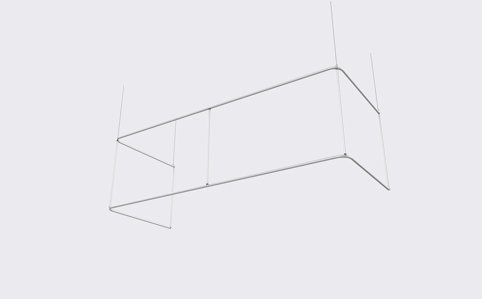 U-Shape Hanging Banner product view showing the u-shaped footprint