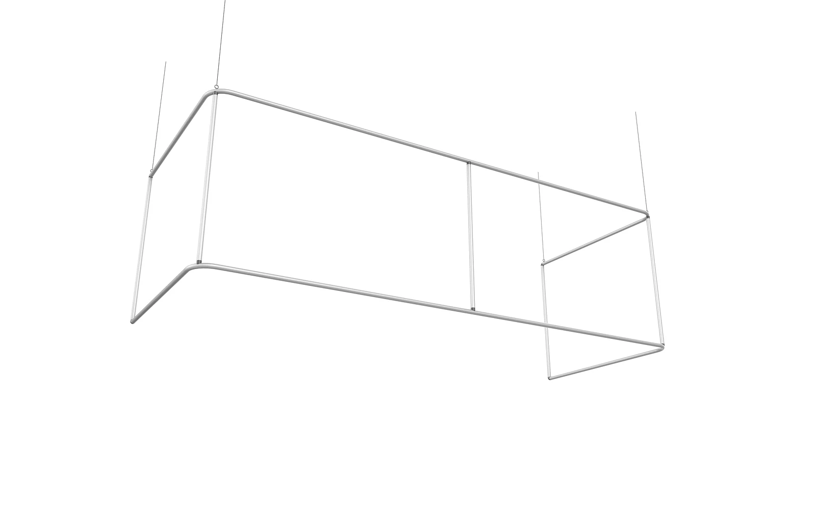 U-Shape Hanging Banner alternate view 2 for form and artwork review